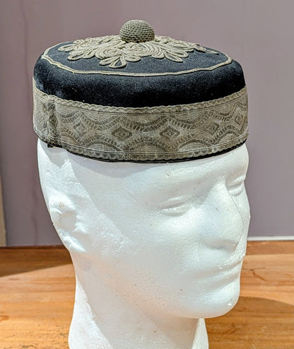 Victorian Lancashire Yeomanry Hussars Pill Box hat With Chinstrap