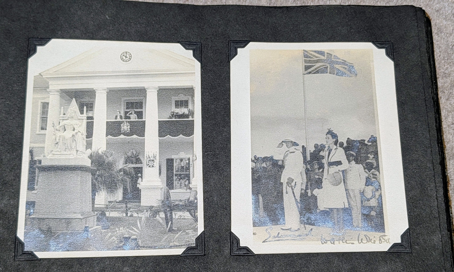 SOLD! WW2 RCAF Flying Log Book E  W Burchett With 2 Of His Photo Albums
