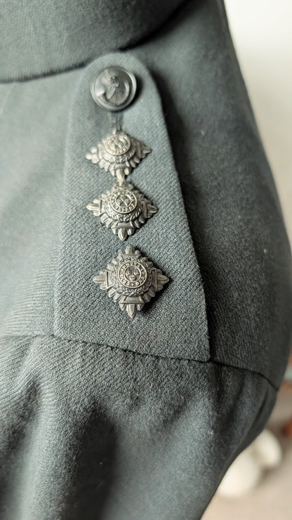 WW1 1917 Captain's Rifle Brigade No.1 Dark Green Jacket Named
