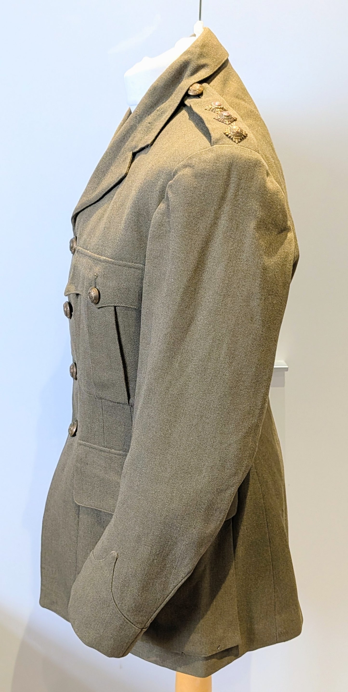 WW2 Royal Engineers Captain's Uniform Service Jacket 1941 Named