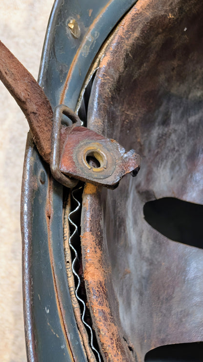 WW1 French Infantry M15 ‘Adrian’ Helmet With Veterans Plate