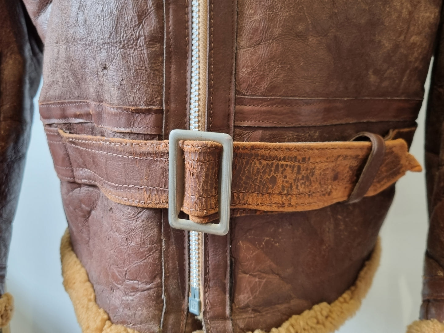 Fantastic Korean War Era 1950s RAF Irvin Sheepskin Flying Jacket