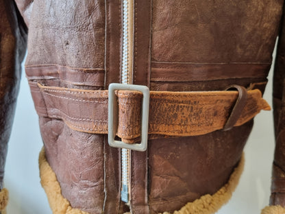 Fantastic Korean War Era 1950s RAF Irvin Sheepskin Flying Jacket