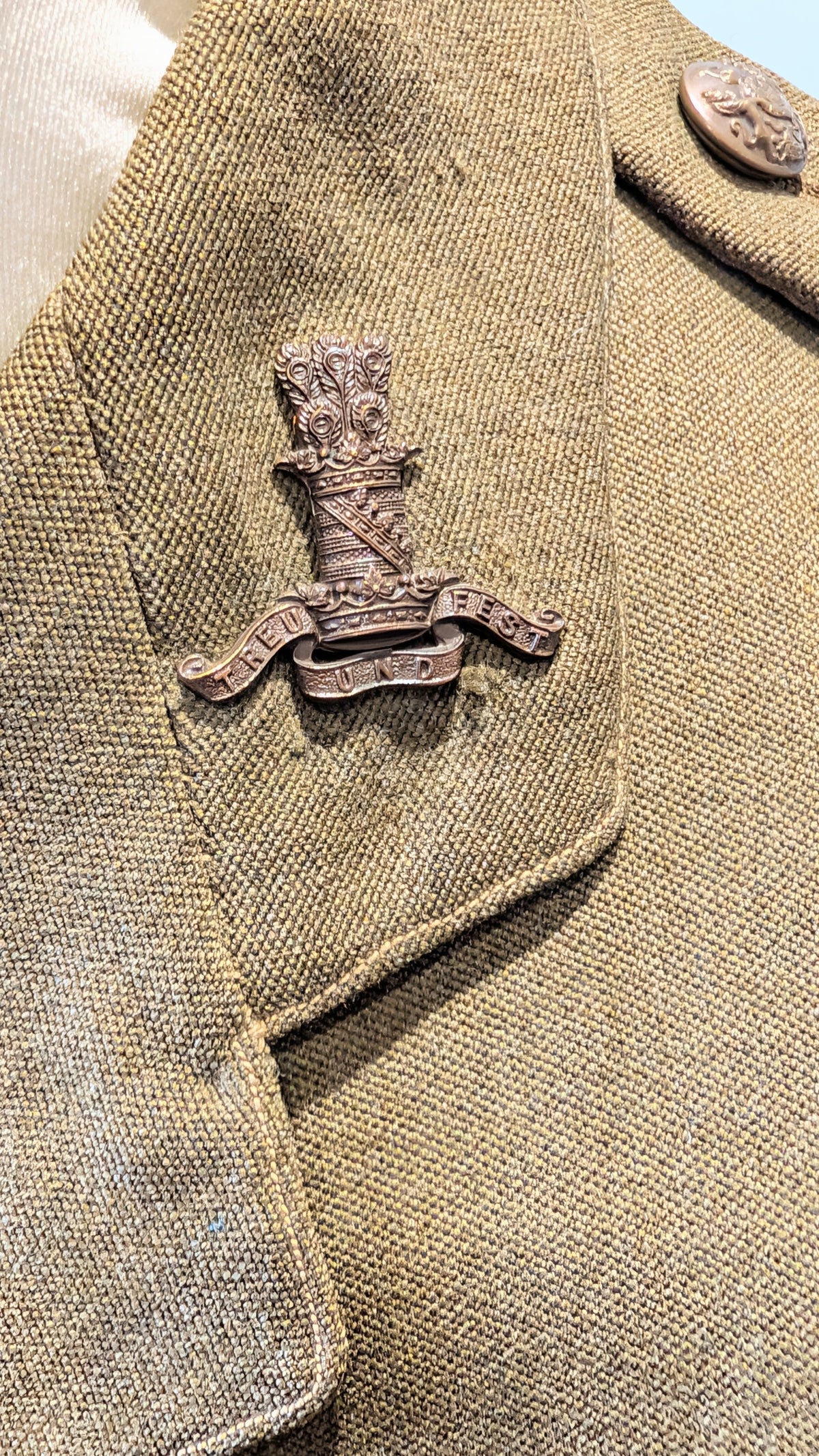 1930 Interwar British Army 11th Hussars Captain's Uniform Jacket Named