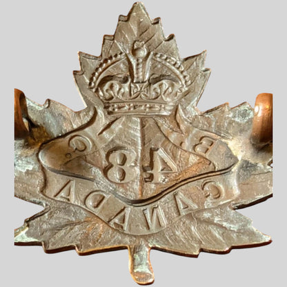 WW1 48th Battalion CEF, Victoria, British Columbia Collar Badge