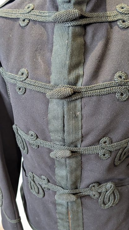 Late Victorian /Edwardian Royal Fusiliers Volunteer Battalion Frogged Patrol Jacket