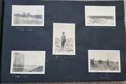 SOLD! Rare WW1 US Army Soldier's Photo Album Plus Ephemera - 125 Photos