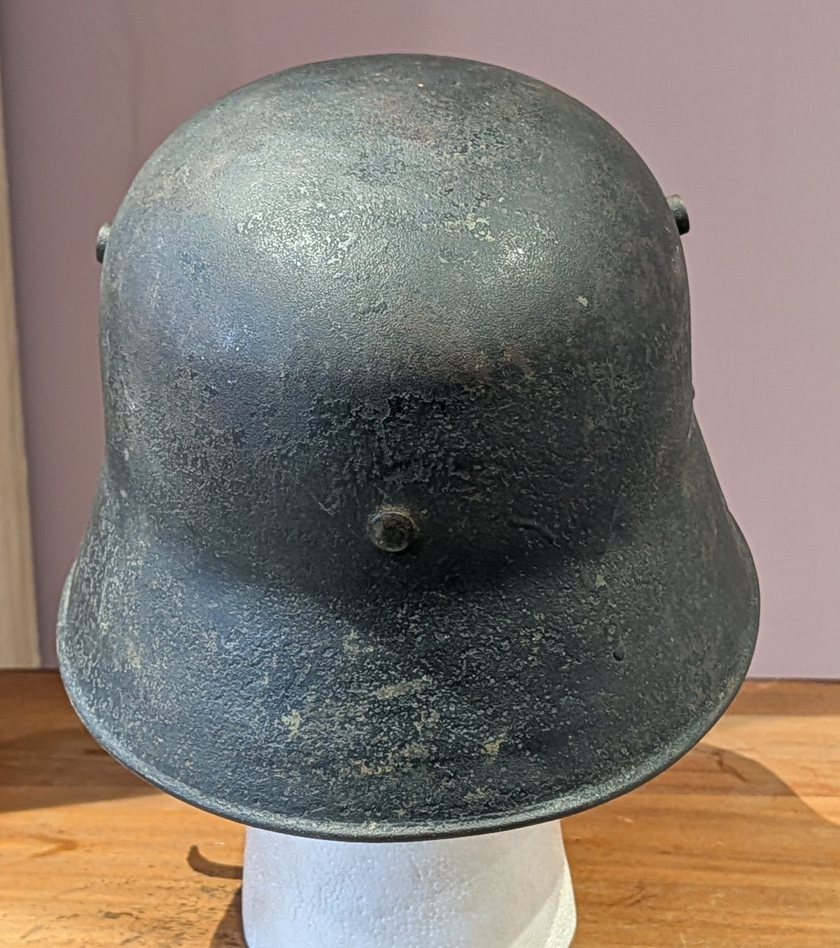 1930s German Army Wehrmacht Transitional Helmet With Decal Remnant