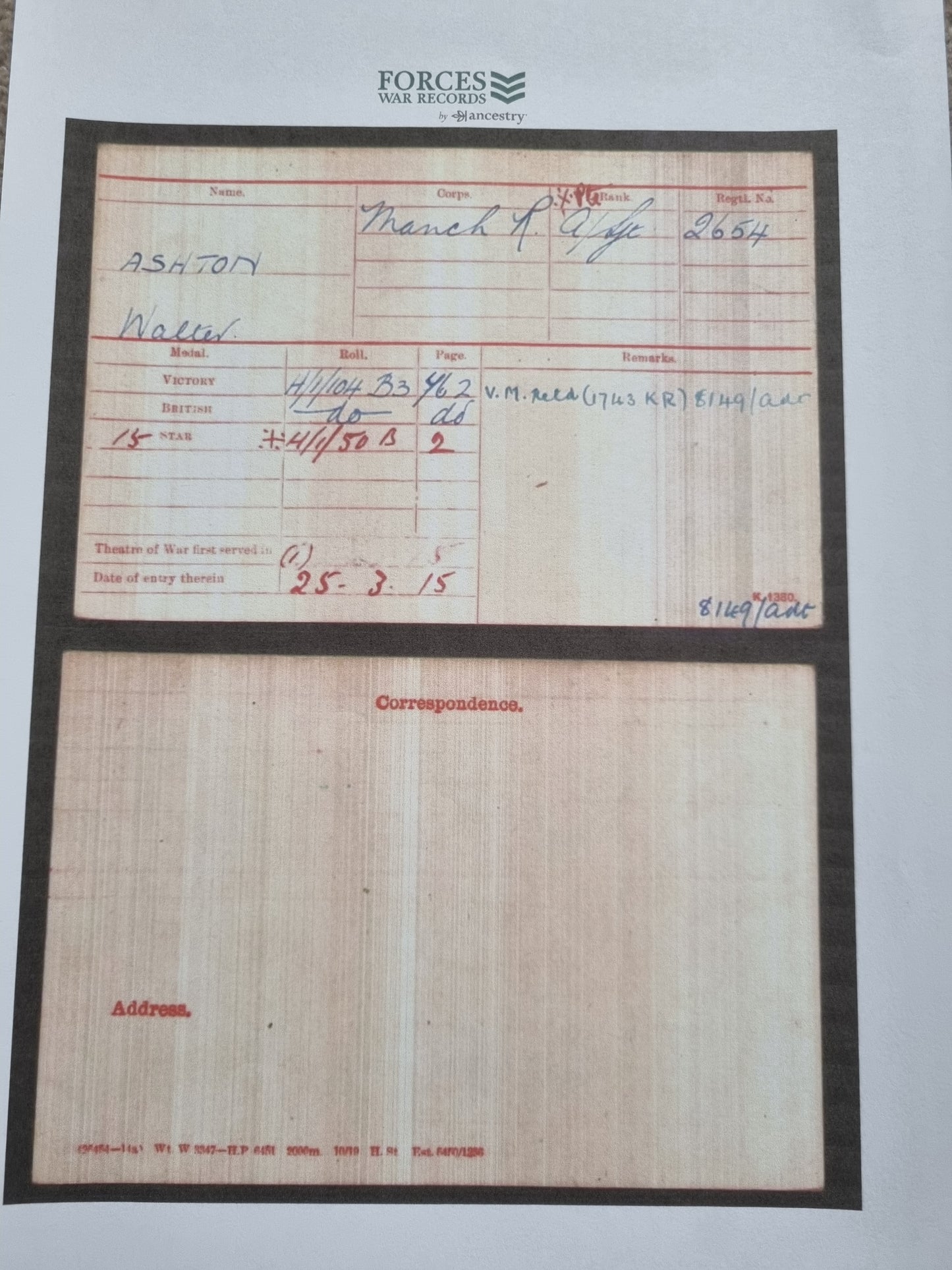 Boer War & WW1 British Army Medal Group to Sergeant Walter Ashton - 1st Manchester Regiment