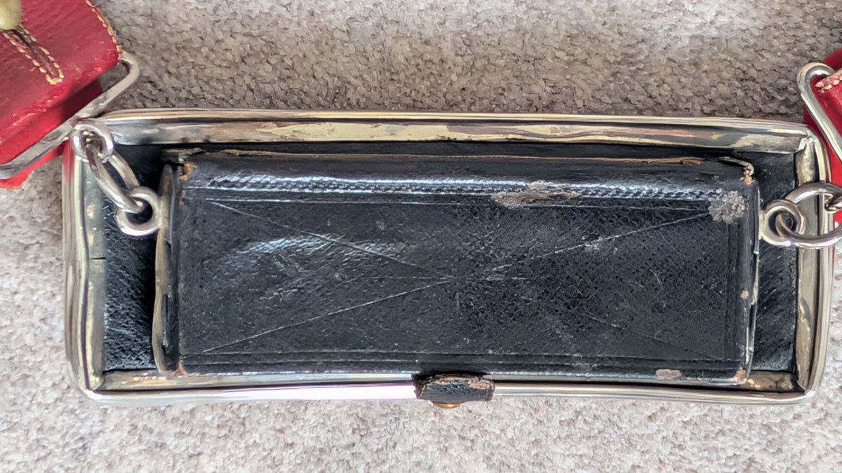 SOLD! Victorian / Edwardian Derbyshire Yeomanry Cavalry Crossbelt with Silver Pouch