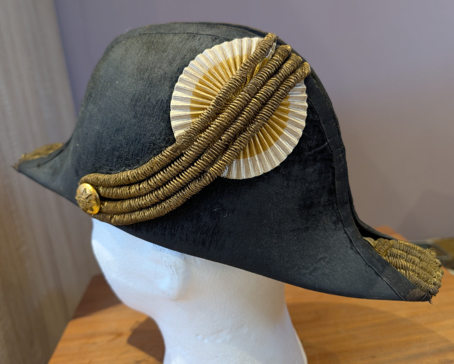 SOLD! Very Rare Original Order Of St Sylvester Papal Ceremonial Bicorne Vatican
