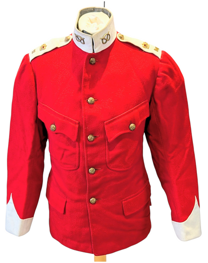 Victorian South Staffordshire Militia Major's Scarlet Service Field Jacket