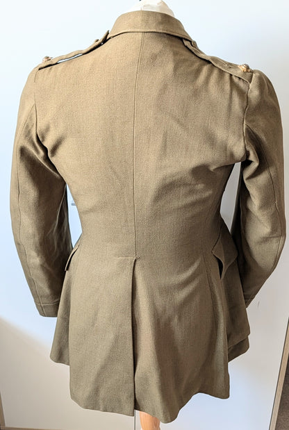 WW2 1939 British Army Royal Artillery 2nd Lieutenant Jacket Named