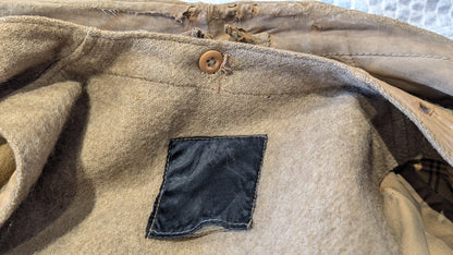 SOLD! Rare WW1 Burberry Officers Private Purchase Trench Coat with button-in Woollen Liner & Balaclava