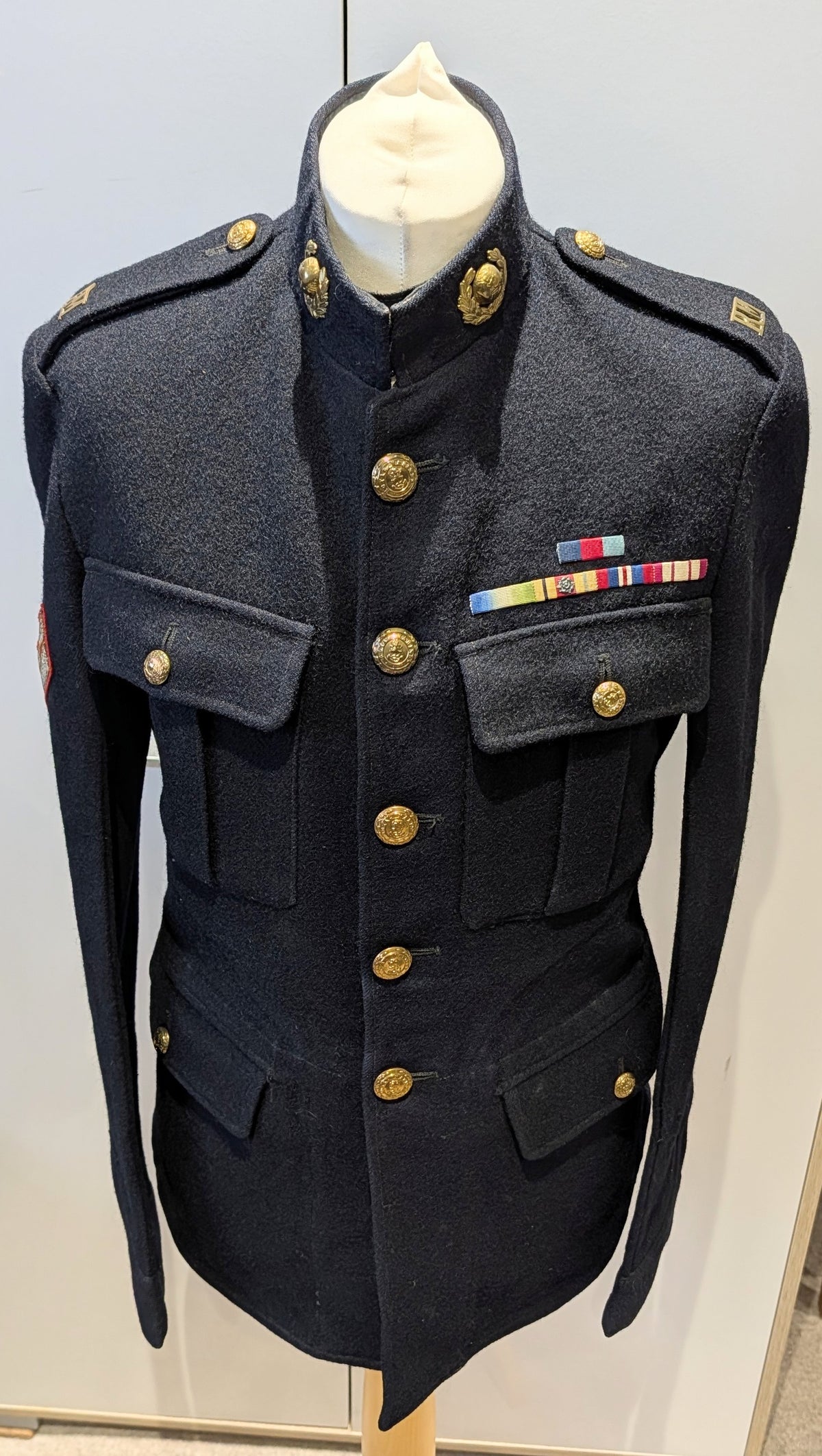 Pre 1953 Royal Marines Corporal's No1 Blue Dress Tunic WW2 Veteran