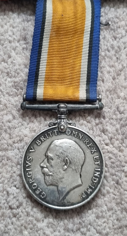 WW1 Trio Long Service & Good Conduct Medal Set to Leading Seaman Albert Victor Sharp- HMS Caroline (Jutland Interest)