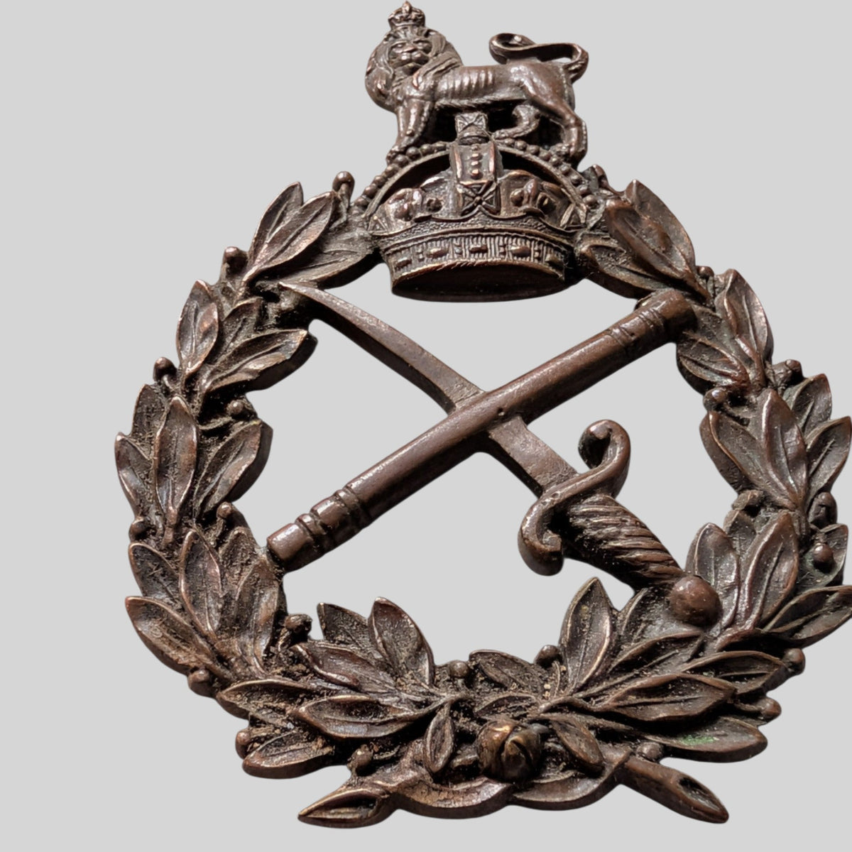 British Army General's Bronzed KC Cap Badge