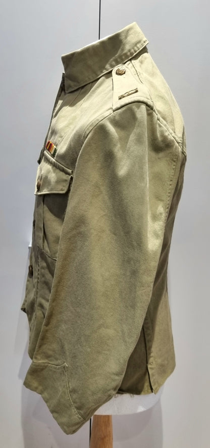 Rare WW1 Tropical KD Highland Light Infantry Uniform Cutaway Jacket Trews & Glengarry