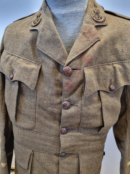 SOLD! WW1 British Army 2nd Lieutenant Uniform Jacket Durham Light Infantry