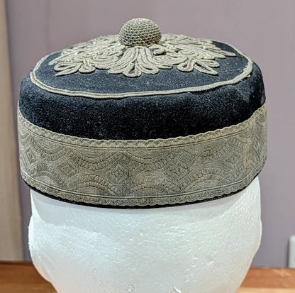 Victorian Lancashire Yeomanry Hussars Pill Box hat With Chinstrap