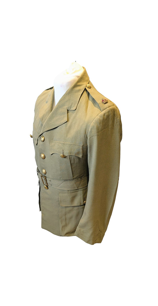 WW2 Royal Canadian Army Major's Tropical Khaki Dress Jacket, Named & dated 1942