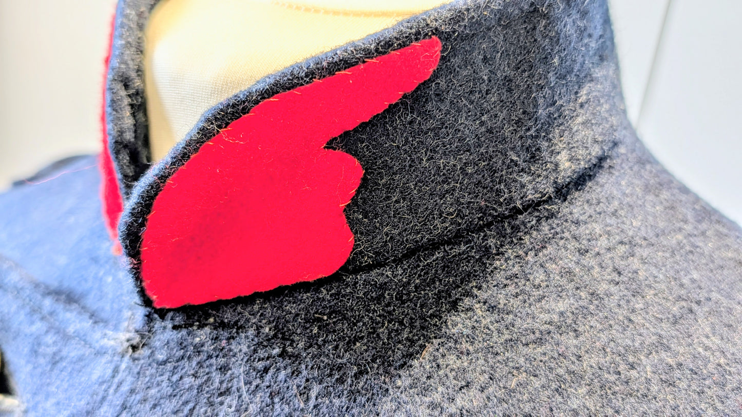 WW2 1940 Dated French Army Infantry Dark Blue Greatcoat Unissued