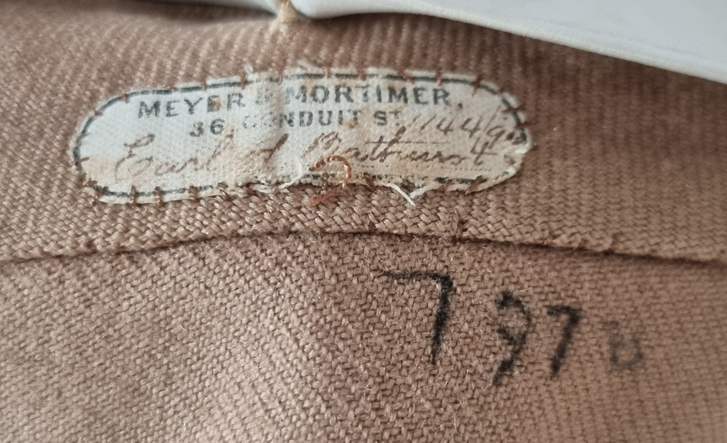 Incredibly Rare British Army Boer War Uniform Jacket Trousers & Sidecap of the 7th Earl Of Bathurst