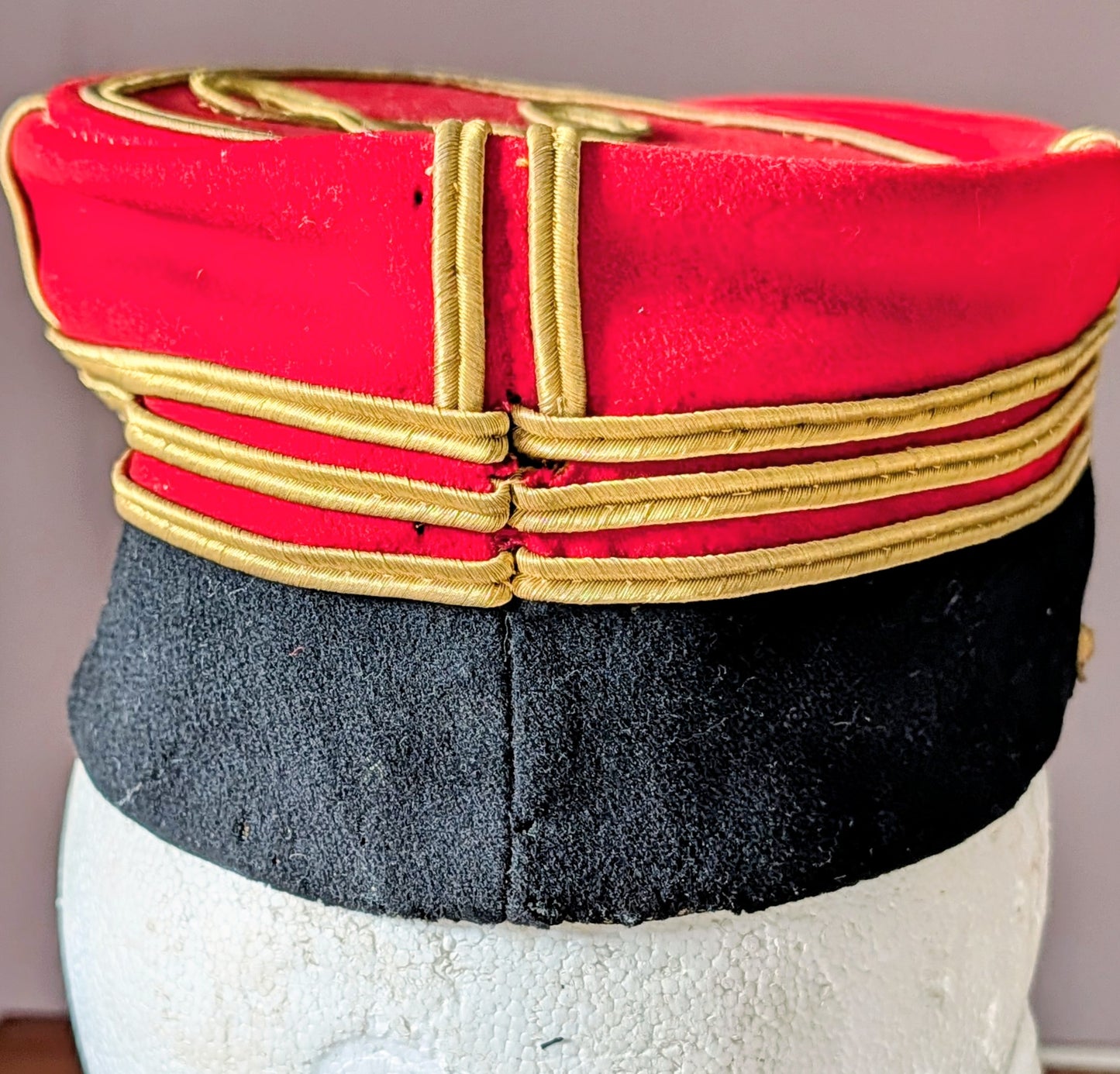 Lovely WW1 French Army 114th Infantry Regt Captain's Kepi Cap Hat