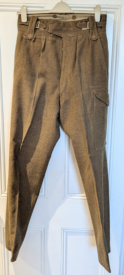 1954 British Army Royal Marine Commando Battledress & Trousers Named