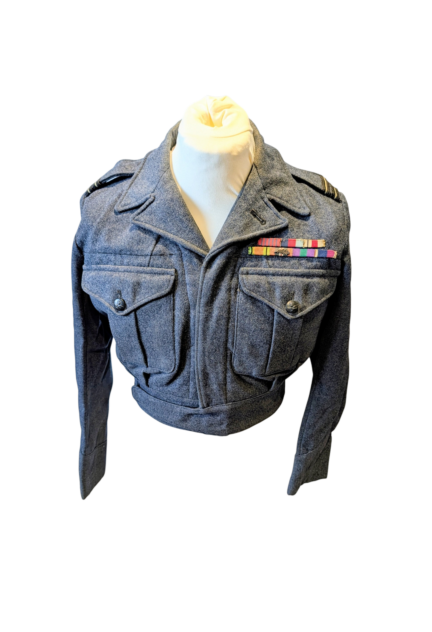 VINTAGE RAF FLIGHT LIEUTENANT BATTLEDRESS - GEORGE MEDAL RECIPIENT 1948