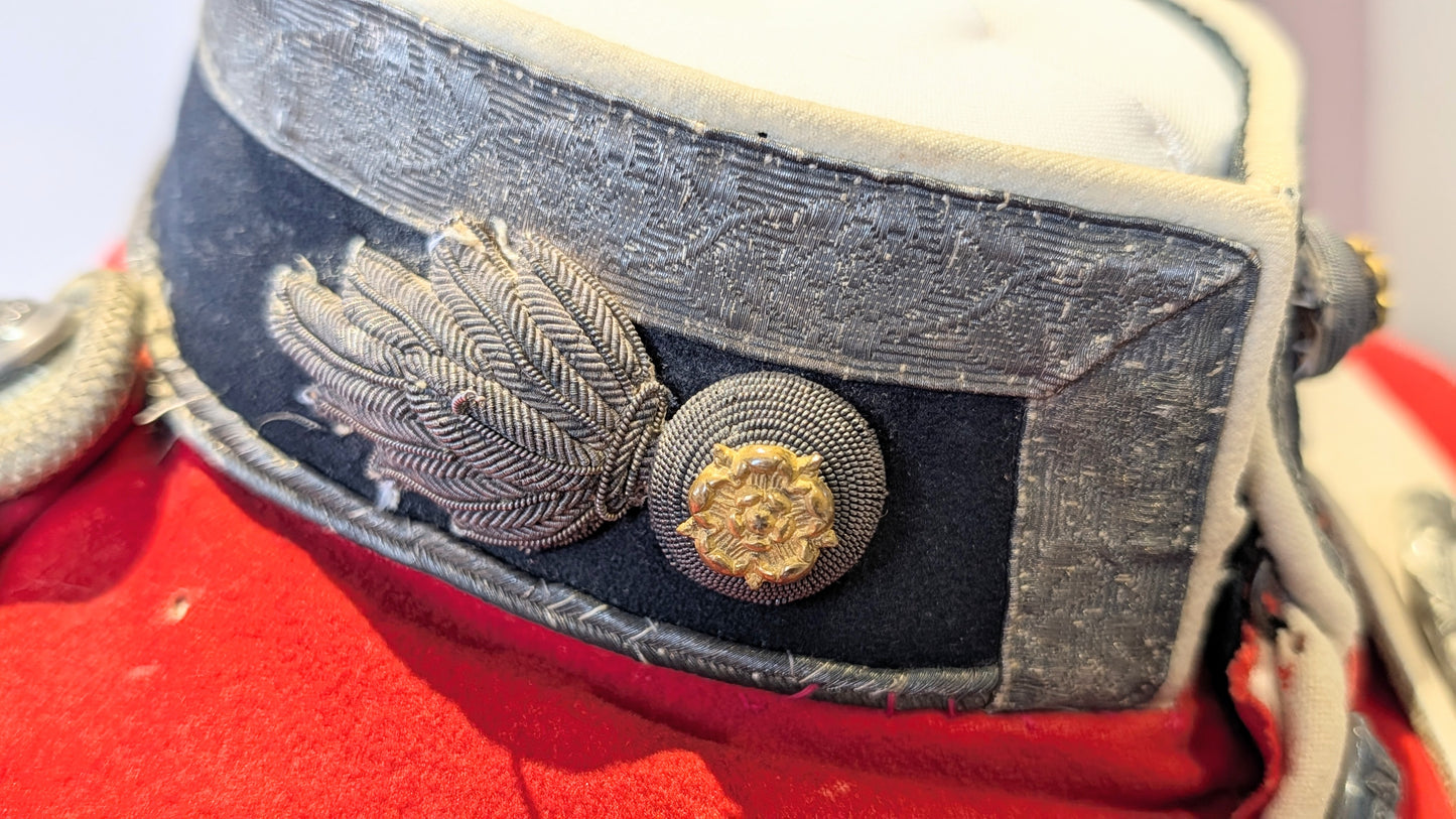 Victorian 1st Volunteer Battalion Royal Fusiliers Scarlet Jacket, Belt & Crossbelt Named to H R B Hickman