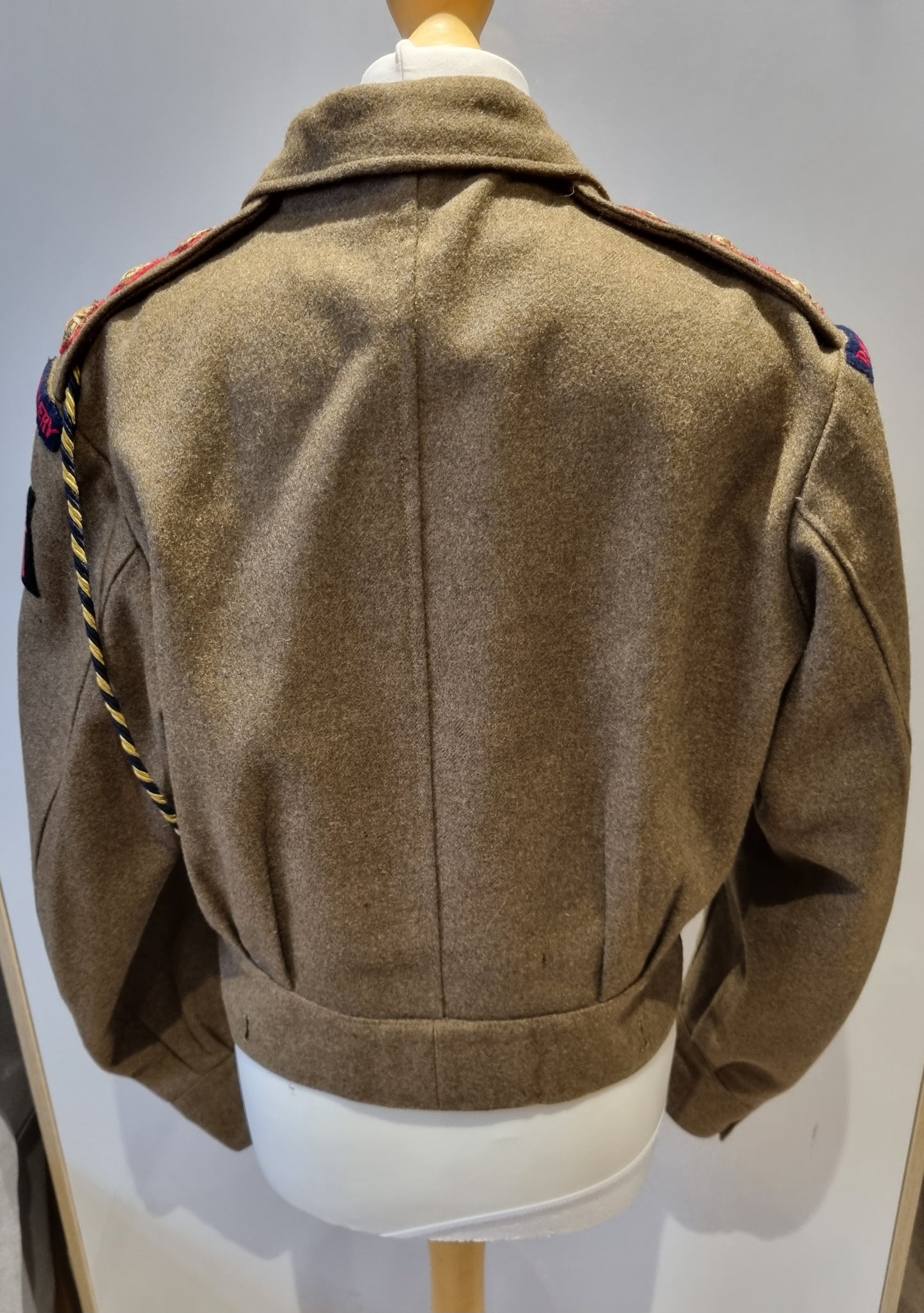 SOLD! BRITSH ARMY BATTLEDRESS 1954 ROYAL ARTILLERY 50th NORTHUMBRIAN + TROUSERS