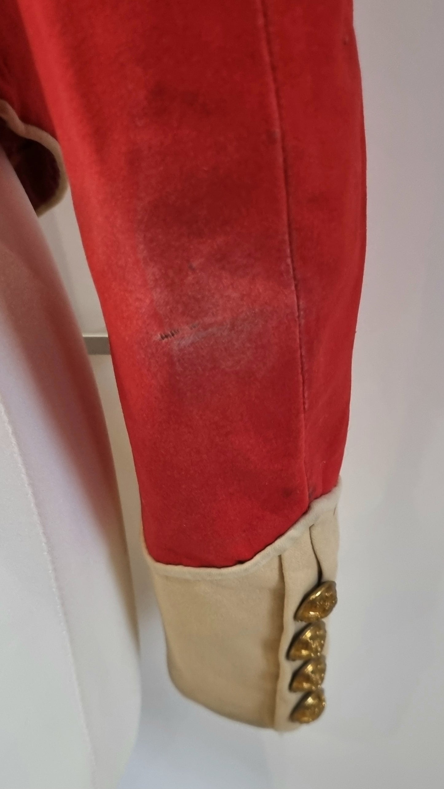 SOLD! Boer War Pre WW1 Highland Light Infantry HLI Captain's Scarlet Mess Dress Jacket Named