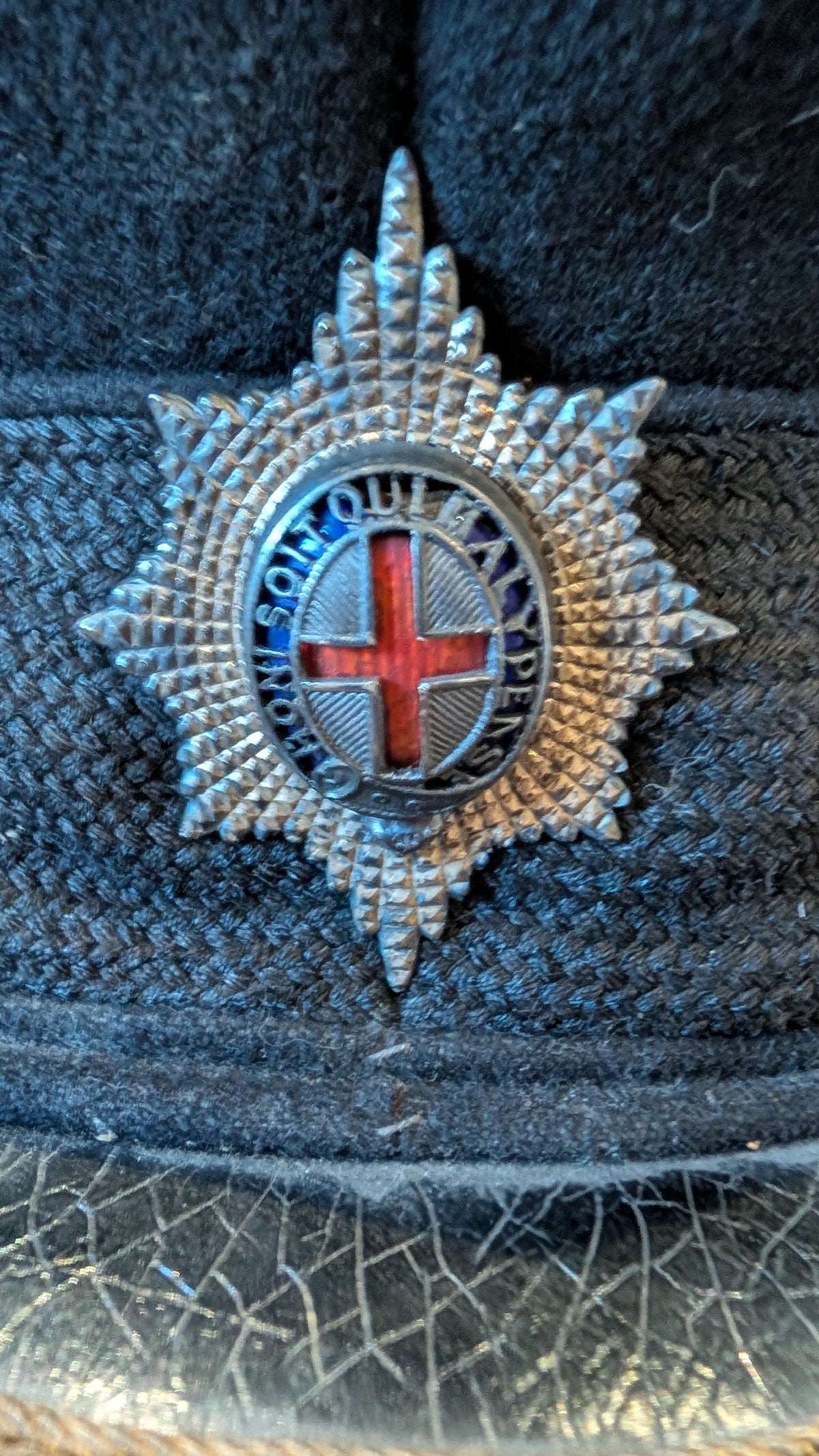 WW2 Era British Army Coldstream Guards Senior Officer Dress Visor Cap