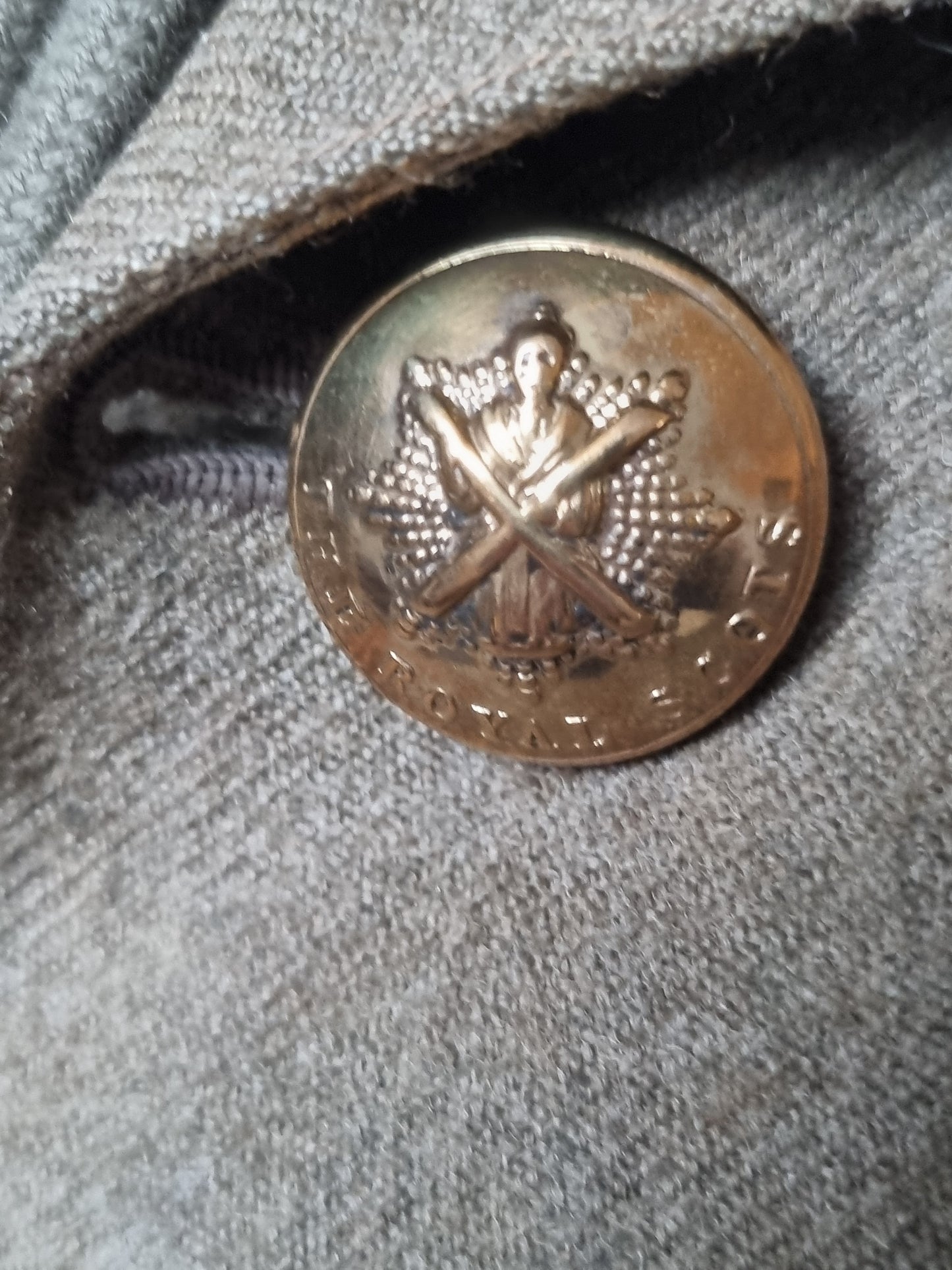 WW1 Royal Scots Uniform Cutaway Cuff Rank Jacket Trews Glengarry & Sam Browne