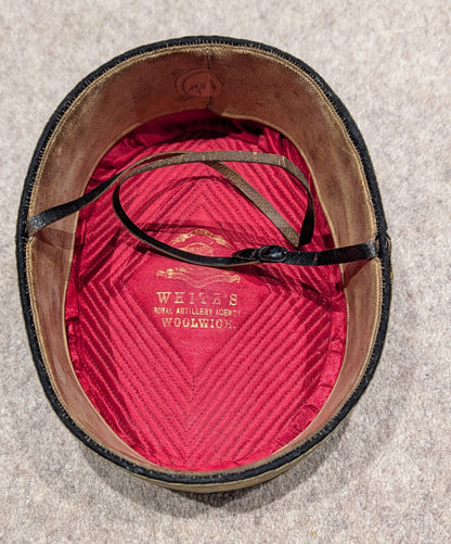 Victorian Royal Artillery  Senior NCO Pill Box hat With Chinstrap