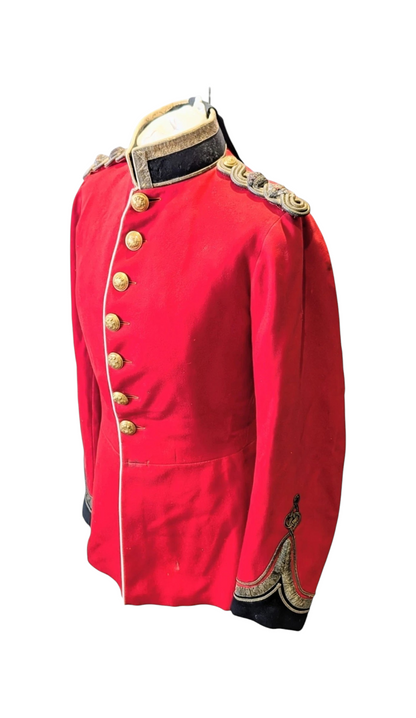 Edwardian British Army Royal Welch Fusiliers Scarlet Tunic Lt Colonel