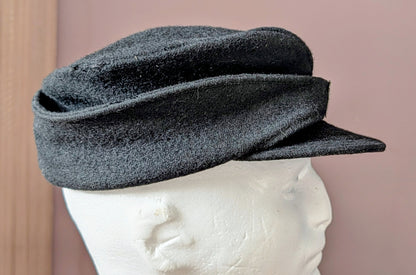 RARE ORIGINAL WW2 CAP FOR GERMAN PoW CAMP MILAG NORD INMATE