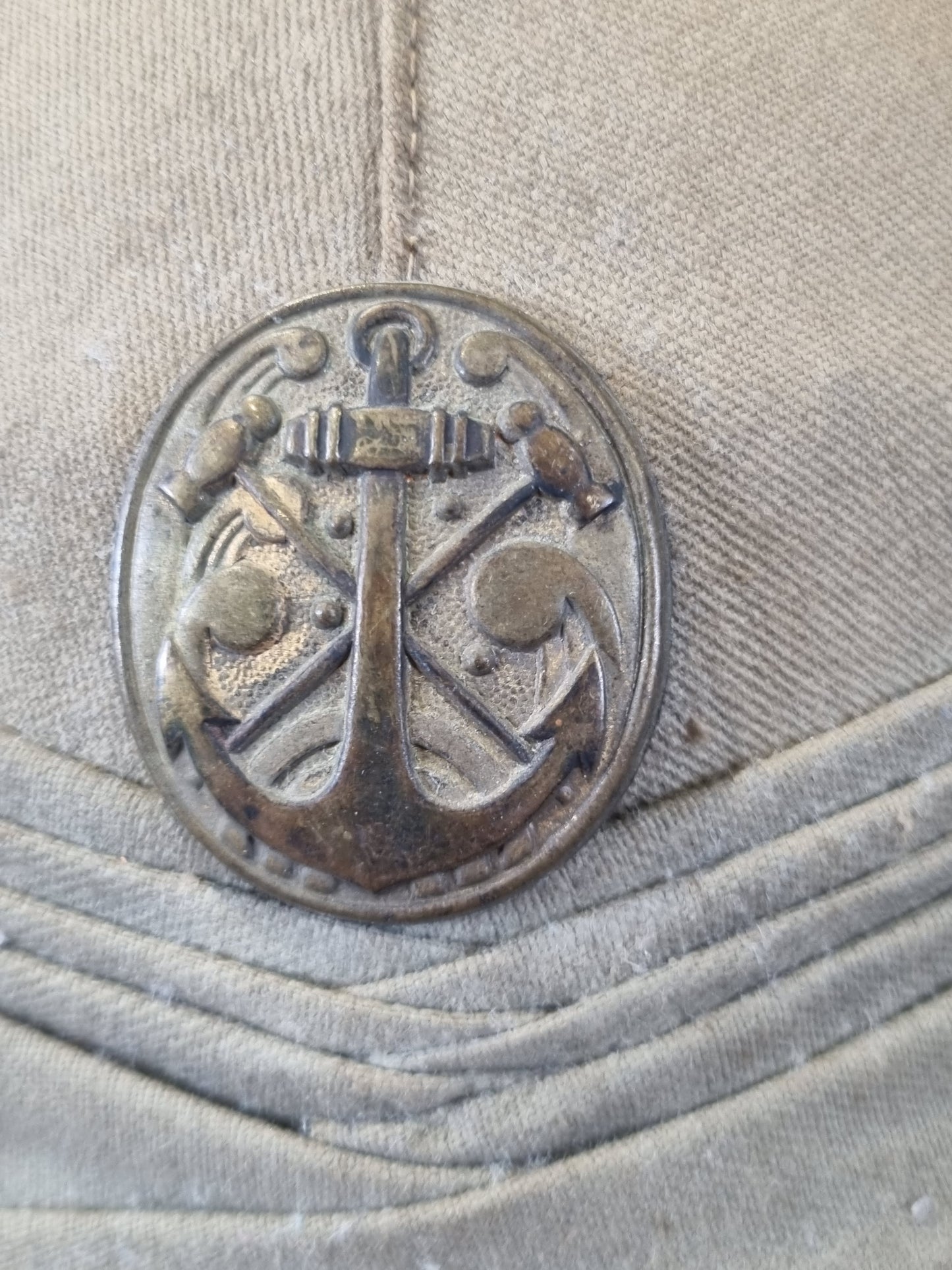 Rare WW2 Japanese Naval Engineers Pith Helmet