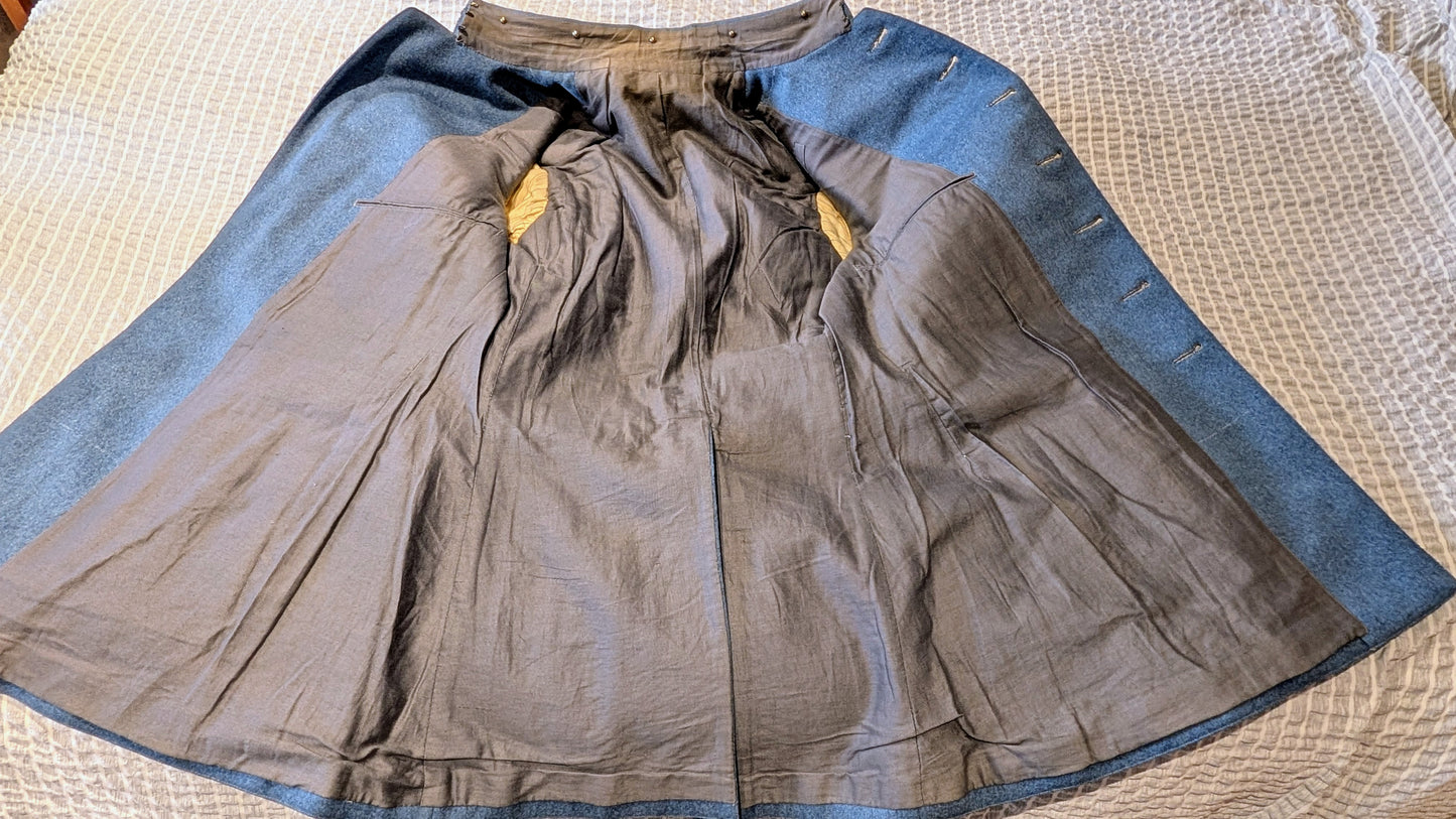 Rare Fine Quality WW1 M1913 French Horizon Blue Captains Tunic jacket 80th Infantry