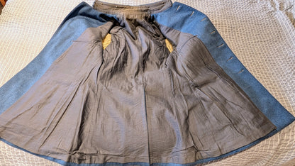 Rare Fine Quality WW1 M1913 French Horizon Blue Captains Tunic jacket 80th Infantry