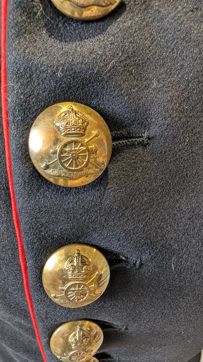 Interwar British Army Royal Artillery 2nd Lieutenant Dress Uniform Jacket