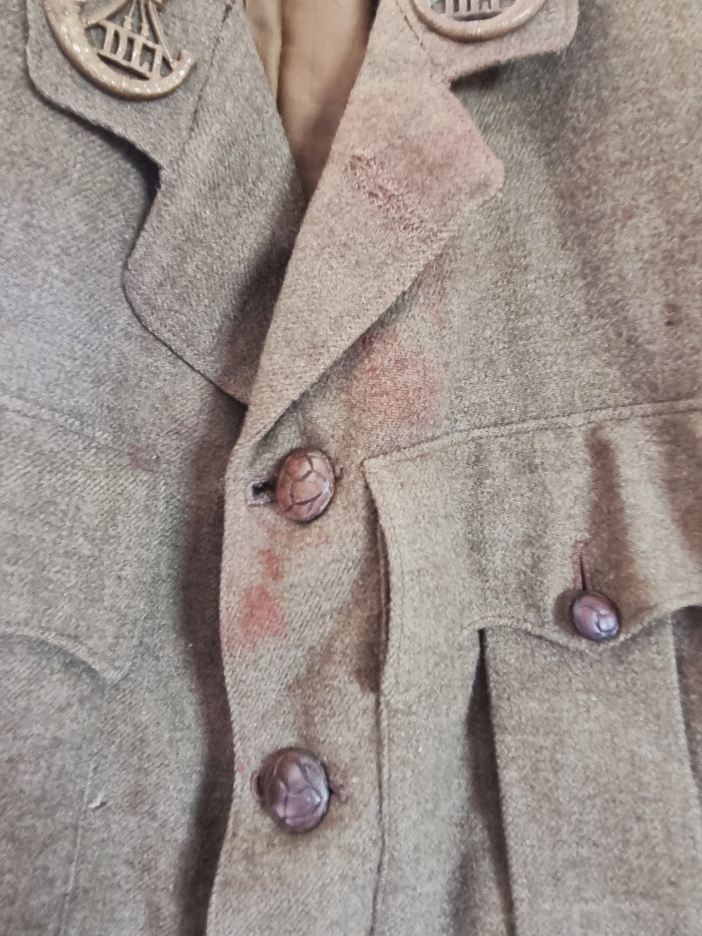 SOLD! WW1 British Army 2nd Lieutenant Uniform Jacket Durham Light Infantry