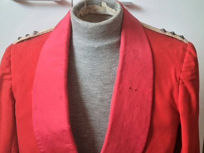 Victorian Durham Light Infantry Captain's Scarlet Mess Jacket