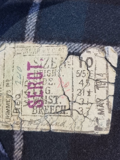 SOLD! Rare WW1 Highland Light Infantry HLI / Seaforths Trews Trousers 1914