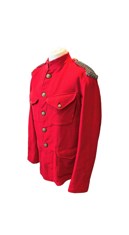 Rare Victorian British Army Cavalry Scarlet Wool Working Jacket