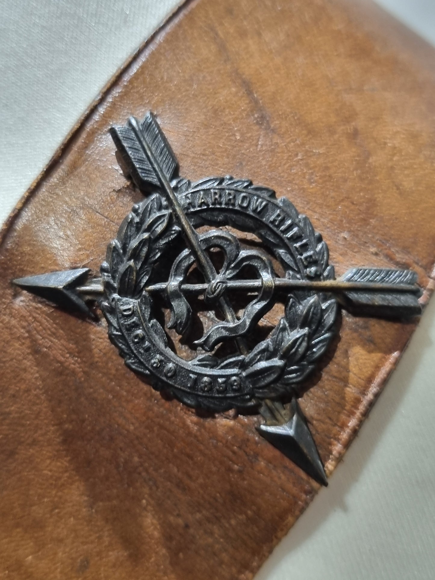 SOLD! Late Victorian / early Edwardian British Army Harrow Rifles CrossBelt