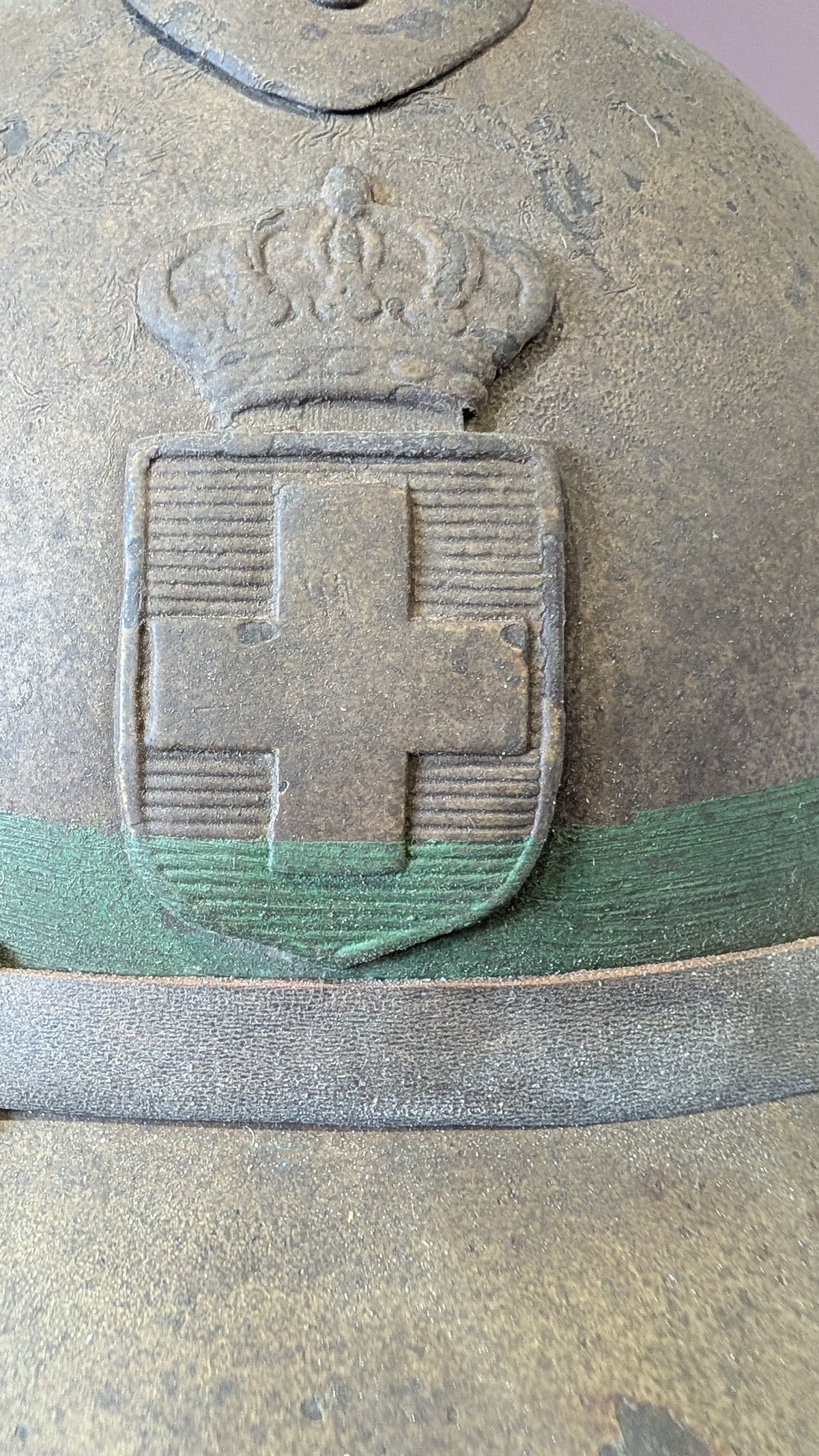 Extremely Rare WW1 Greek Army M18 ‘Adrian’ Helmet