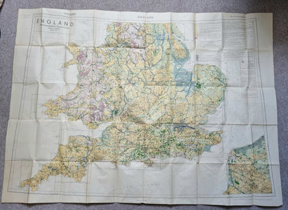 SOLD! Rare Operation Sealion  Planning Map Folder for England