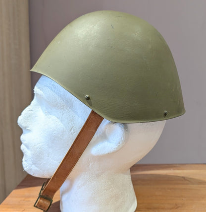 FANTASTIC WW2 GREEK ROYAL ARMY M36 COMBAT HELMET COMPLETE